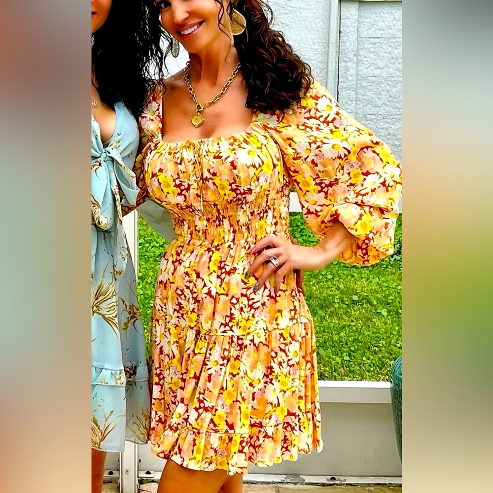 Nordstrom’s Dress, flowy and has a built in slip and bra top! Darling for Summer